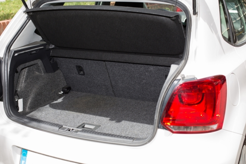 open car trunk interior